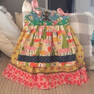 Matilda Jane! Size 4 patchwork apron dress😍😍